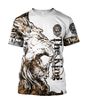 3D The Alpha King Lion Tattoo Over Printed Hoodie