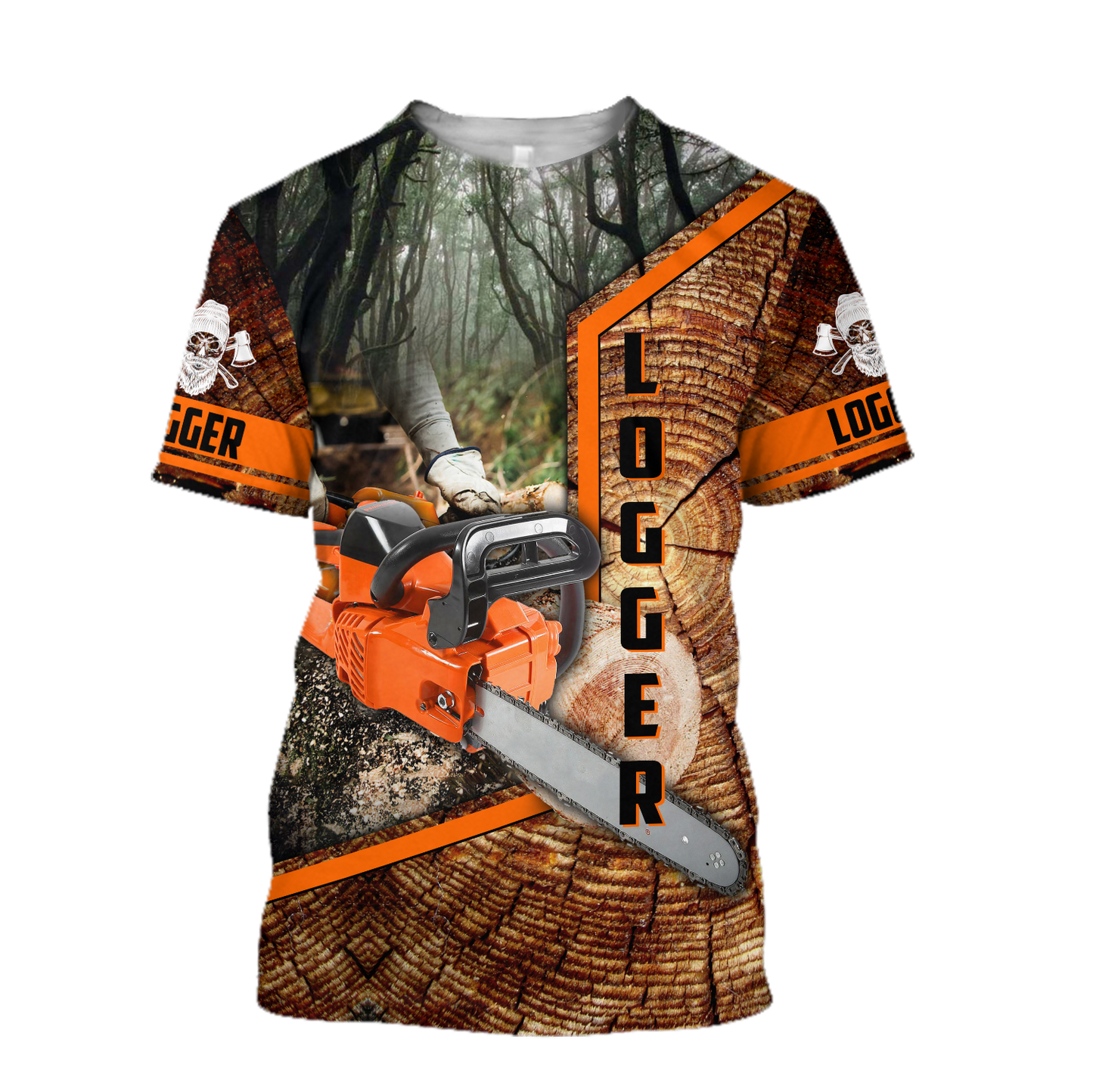 Logger Chainsaw 3D Unisex Hoodie TR1111204XT