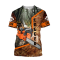 Logger Chainsaw 3D Unisex Hoodie TR1111204XT