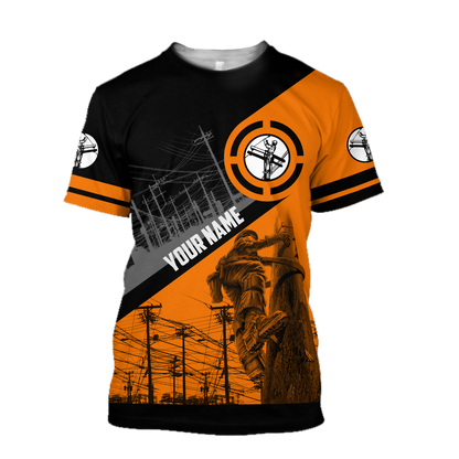 Premium Unisex All Over Printed Lineman Shirts MEI