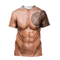Muscle Tattoo 3D All Over Printed T-Shirt Pi28072002-Apparel-MP-T-Shirt-S-Vibe Cosy™
