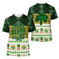 Irish St.Patrick day 3d hoodie shirt for men and women TNA10302003PT