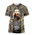 Hunting Labrador 3D Over Printed Unisex Deluxe Hoodie ML