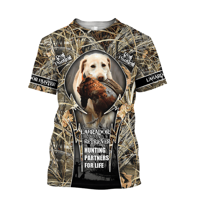 Hunting Labrador 3D Over Printed Unisex Deluxe Hoodie ML