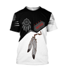 Premium Native American Feather All Over Printed Shirts For Men And Women MEI