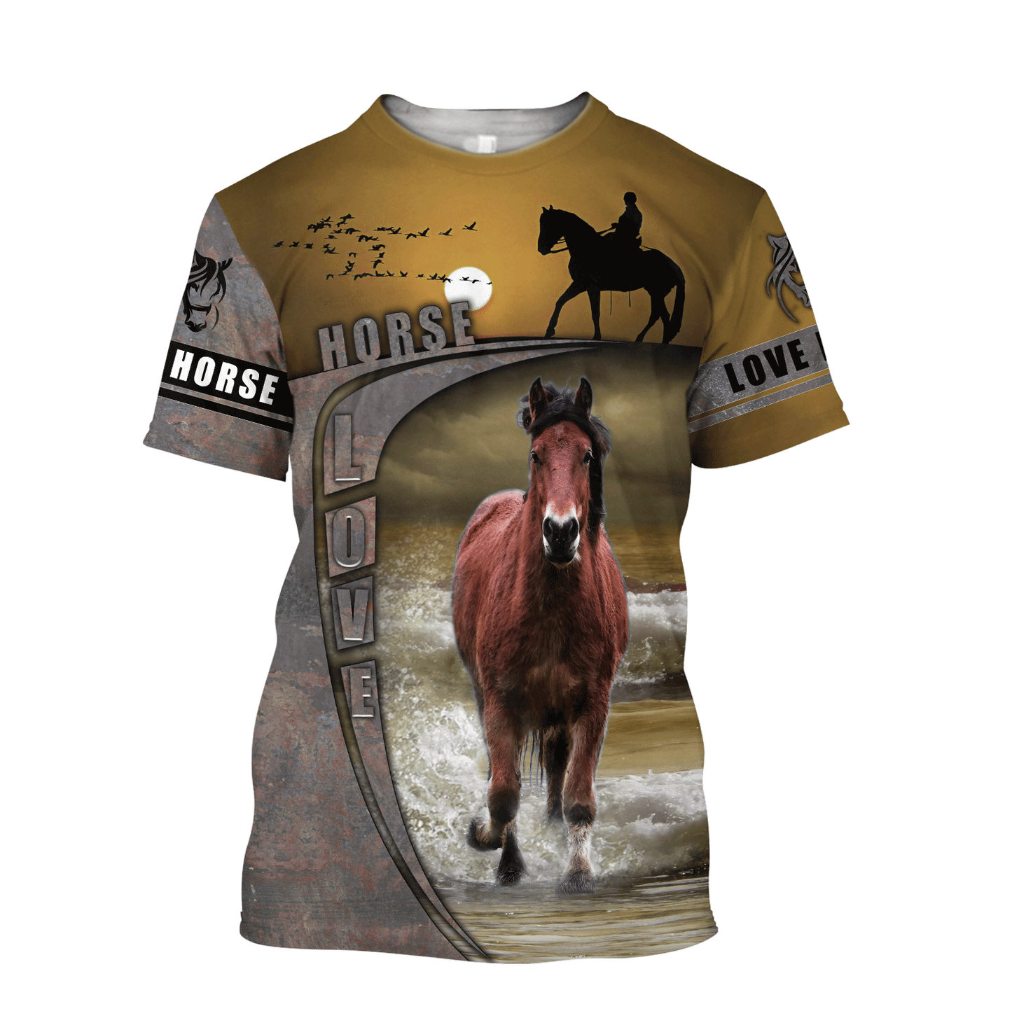 Love Horse 3D All Over Printed Shirts VP09112002XT