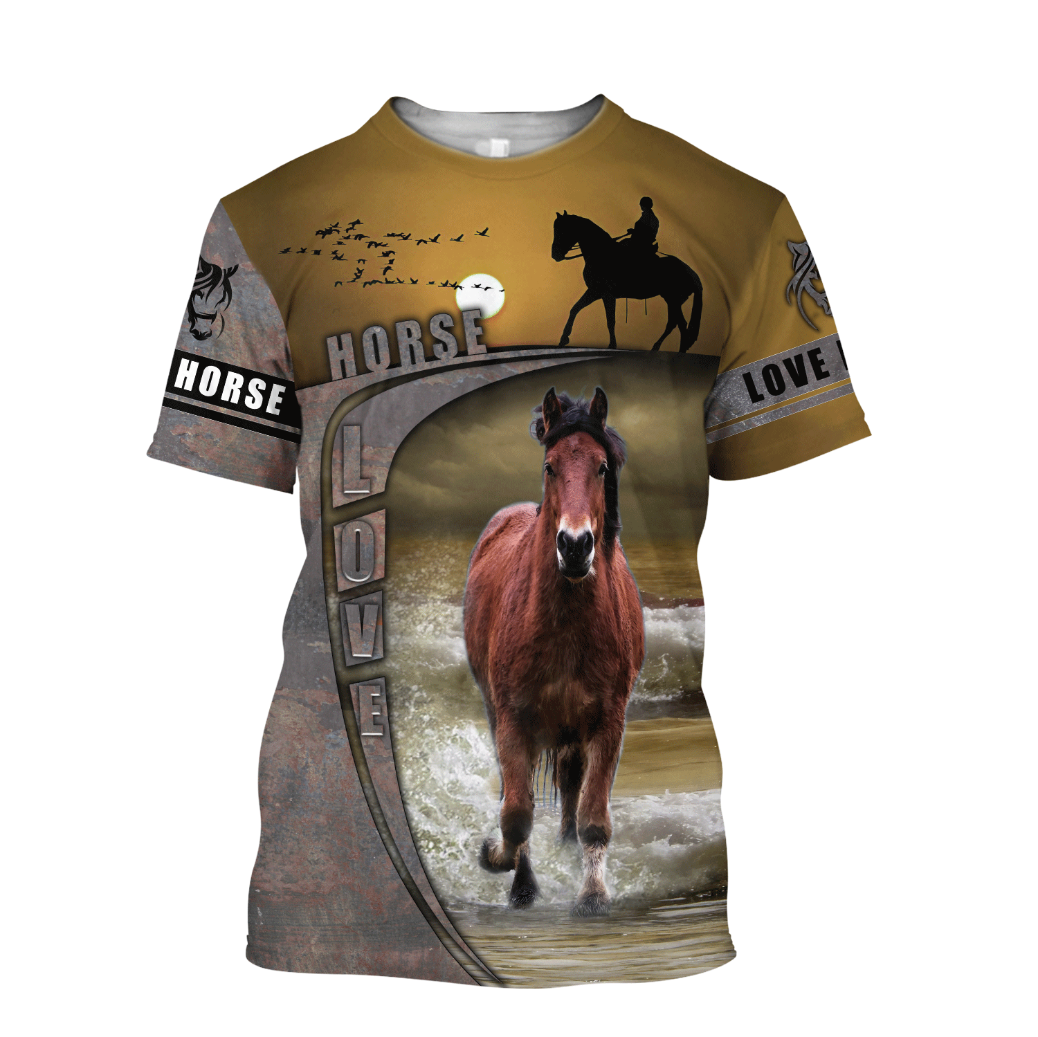Love Horse 3D All Over Printed Shirts VP09112002XT