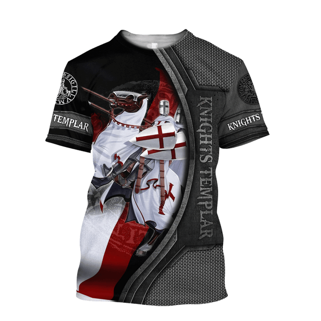 Premium Knight Templar All Over Printed Shirts For Men And Women MEI