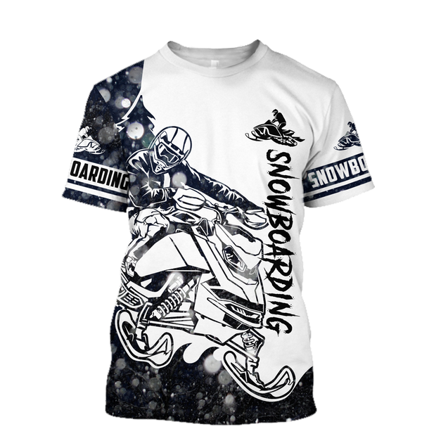 Snowboarding 3D All Over Printed shirt & short for men and women PL