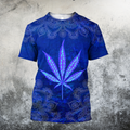 Hippie Royal Blue 3D All Over Printed Hoodie Shirt by SUN HAC280303-Apparel-SUN-T-Shirt-S-Vibe Cosy™