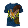 We are one Koori and Australia all over shirt for men and women blue TR030402-Apparel-Huyencass-T-Shirt-S-Vibe Cosy™