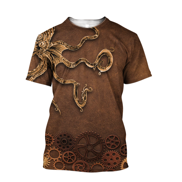 Octopus Steampunk Mechanic All Over Printed Hoodie For Men and Women DD11102002CL-NDD