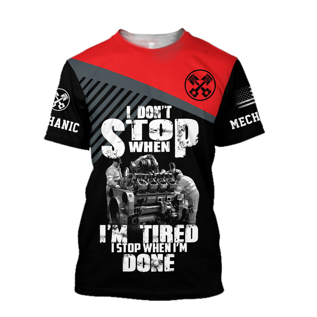 Mechanic I Stop When I'm Done 3D All Over Printed Hoodie For Men and Women TR1010205