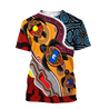 Australia Aboriginal Dots With Turtle And Naidoc Flags 3D Hoodie Shirt For Men And Women