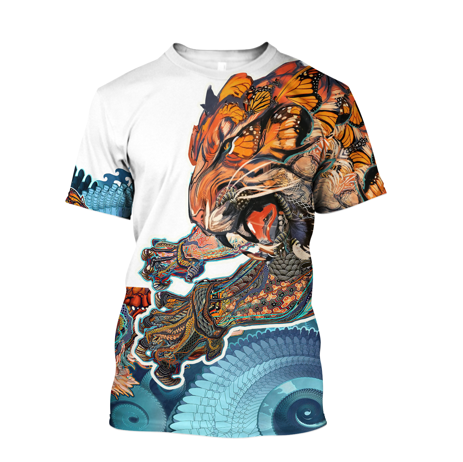 Tattoo Tiger Mythology 3D All Over Printed Shirt for Men and Women