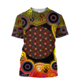 Aboriginal Indigenous Circle Dot Painting Hand Art Shirt For Men And Women