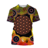 Aboriginal Indigenous Circle Dot Painting Hand Art Shirt For Men And Women