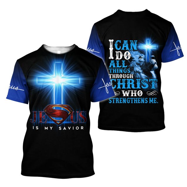 Jesus Is My Savior 3D All Over Printed Shirts For Men and Women Pi12062001