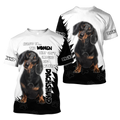Dachshund Dog Lover 3D Full Printed Shirt For Men And Women Pi281209-Apparel-MP-T-Shirt-S-Vibe Cosy™