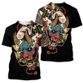 Samurai Tattoo Art Hoodie T Shirt For Men and Women HAC220604-NM-Apparel-NM-T-Shirt-S-Vibe Cosy™