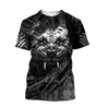 Warrior White Tiger Hoodie Over Printed for Men and Women