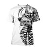 3D Ancient Egypt Anubis Tattoo Over Printed Shirt for Men and Women