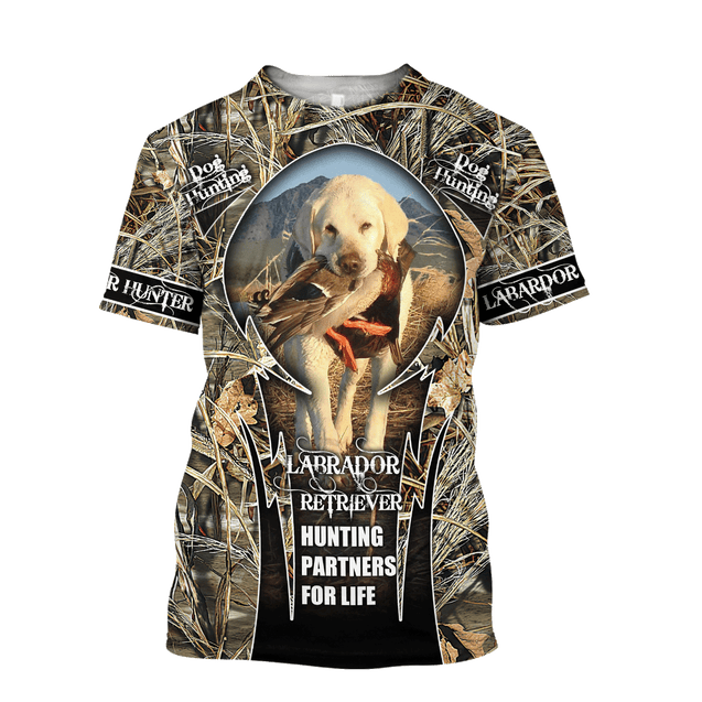 Labrador Hunting 3D Over Printed Unisex Deluxe Hoodie