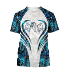 Beautiful Horse 3D All Over Printed shirt for Men and Women Pi060103-Apparel-TA-T-Shirt-S-Vibe Cosy™