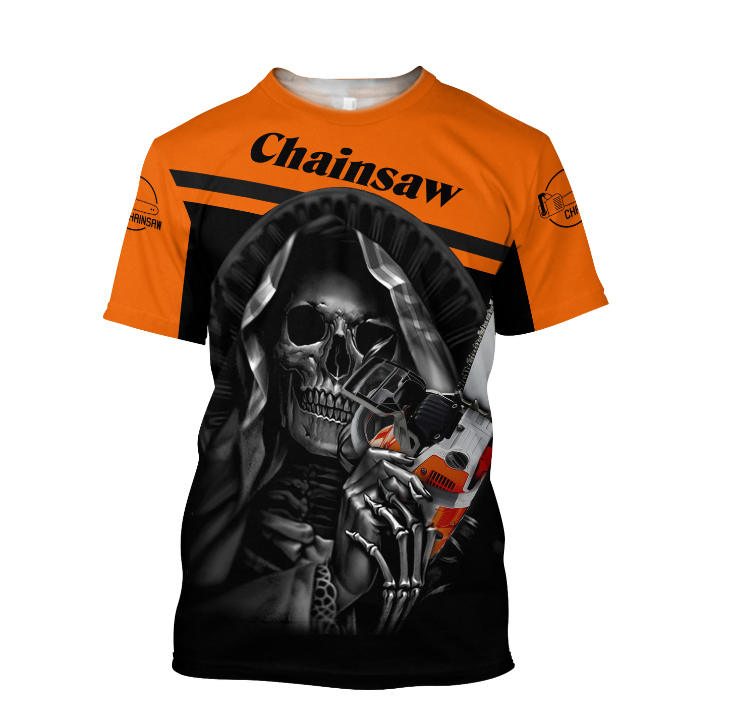 3D All Over Printed Logger Skull Chainsaw Unisex Shirts TNA10242001