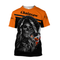 3D All Over Printed Logger Skull Chainsaw Unisex Shirts TNA10242001