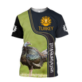 Turkey Thanksgiving HC8001-Apparel-Huyencass-T-Shirt-S-Vibe Cosy™