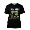 I Am Here To Drink All The Beer - Camping Bear NNKB108-Apparel-NNK-T-shirt-S-Vibe Cosy™