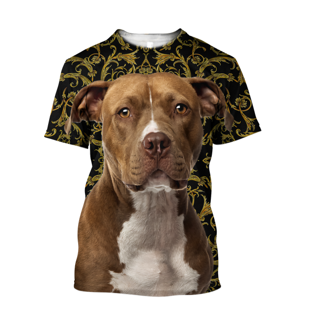 Pitbull 3d hoodie shirt for men and women HAC280704-Apparel-HG-T-shirt-S-Vibe Cosy™