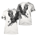 Eagle Tatoo Hoodie 3D All Over Printed Shirts For Men Pi15072003-Apparel-LAM-T-Shirts-S-Vibe Cosy™