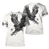 Eagle Tatoo Hoodie 3D All Over Printed Shirts For Men Pi15072003-Apparel-LAM-T-Shirts-S-Vibe Cosy™