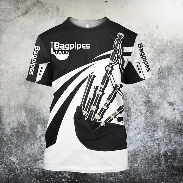 Bagpipes music 3d hoodie shirt for men and women HG HAC21121-Apparel-HG-T-shirt-S-Vibe Cosy™