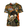 Duck Hunting Labrador Retriever Orange Camo 3D All Over Print  Hoodie Pi17082001S