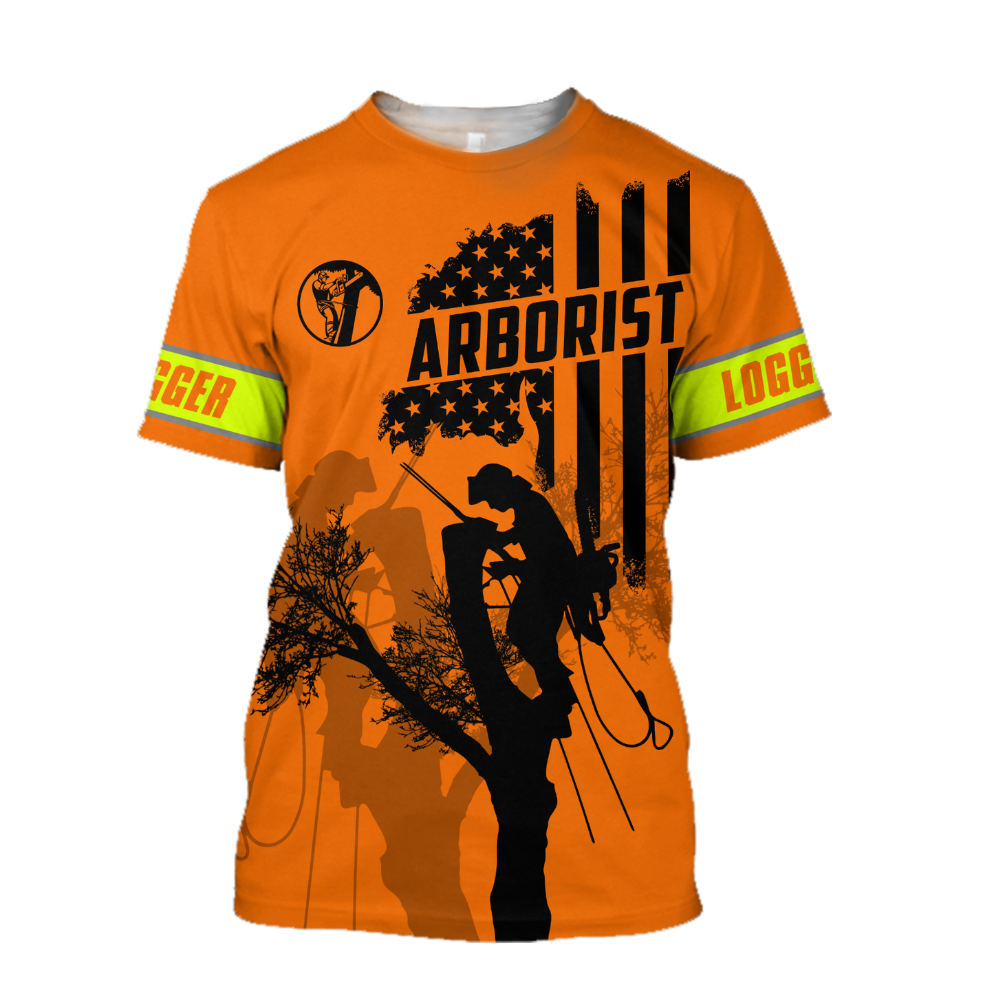 America Logger Man Orange Unisex Shirts TR0910205