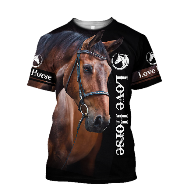 Love Horse 3D All Over Printed Shirts For Men And Women TR2005204 - Amaze Style™-Apparel