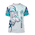 Paua shell wolf tattoo 3d all over printed shirt and short for man and women-Apparel-PL8386-T-shirt-S-Vibe Cosy™