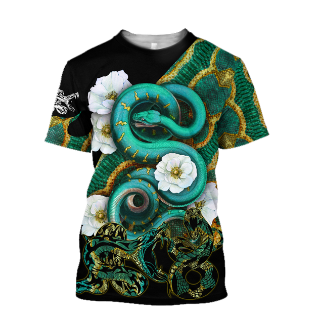 Snake 3D All Over Printed Unisex Shirt