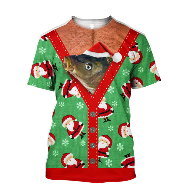 Fishing HC - Carpfish Ugly Christmas Shirt Pi121101 - Amaze Style™-Apparel