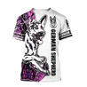 German shepherd pink tattoo 3d hoodie shirt for men and women HAC180805