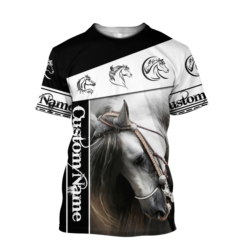 Horse Custom Name 3D All Over Printed Shirts For Men and Women TA09282002