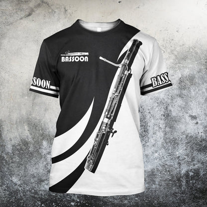 Bassoon music 3d hoodie shirt for men and women HG HAC24121-Apparel-HG-T-shirt-S-Vibe Cosy™