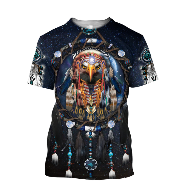 Eagle Dreamcatcher Native American Hoodie 3D All Over Printed Shirts Pi09092001-LAM