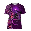 Aboriginal Australia Indigenous Purple The Lizard and The Sun shirts for men and women-Apparel-Huyencass-Hoodie-S-Vibe Cosy™