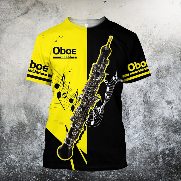 Oboe music 3d hoodie shirt for men and women HG HAC20121-Apparel-HG-T-shirt-S-Vibe Cosy™