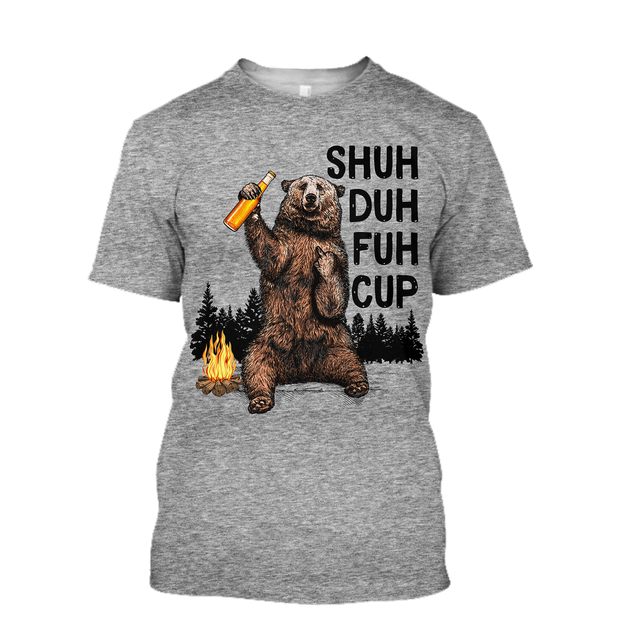 Shuh Duh Fuh Up (Dirty Hand) - Camping Bear B104-Apparel-NNK-T-Shirt-S-Vibe Cosy™