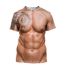 Muscle Tattoo 3D All Over Printed T-Shirt Pi28072001-Apparel-MP-T-Shirt-S-Vibe Cosy™